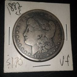 Morgan Dollar CC 1882
