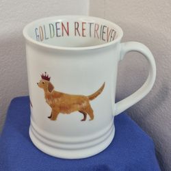 Fringe Golden Retriever Ceramic Coffee Mug 14 oz 