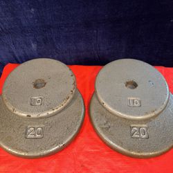 60 lbs of Steel Weight Plates 