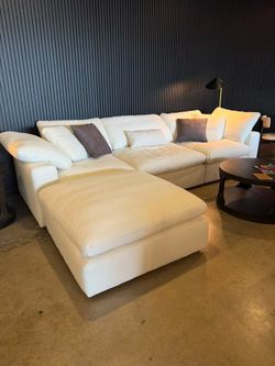 Crate & Barrel Inspired Sectional | Oversized Bouclé Modular