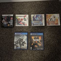 Video games DS, 3DS, PS4