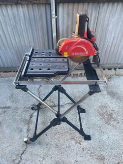 Husky Wet Tile Saw & Stand