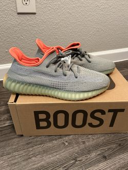 Yeezy 350v2 Desert /Sage /Orange Size 12