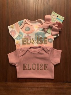 Personalized Name Onesies