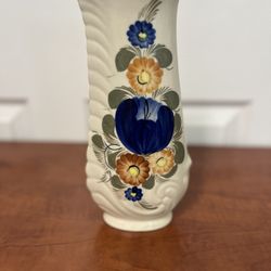 Vintage Wloclawek wazon Faience Vase From Poland By D. Rakoca