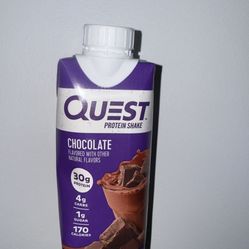 Quest Protein Shakes.(Chocolate) $12 For 12bottles,