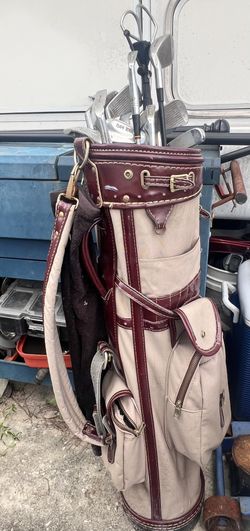 Golf Club Set With Bag And Assorted Clubs