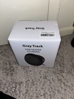 Gray Track Fan Heater
