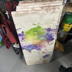 World Wide Painting Map 