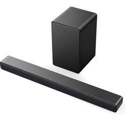 TCL 3.1ch Sound Bar with Wireless Subwoofer, (S4310, 2023 Model), Built-in Center Channel, Dolby Audio, DTS Virtual:X, Bluetooth, Wall Mount and HDMI 