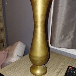 Vintage Mcm Brass Lamp 