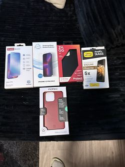 iPhone Case And Outer box Tempered Glass 