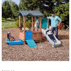 Woodland Adventure Playhouse & Slide