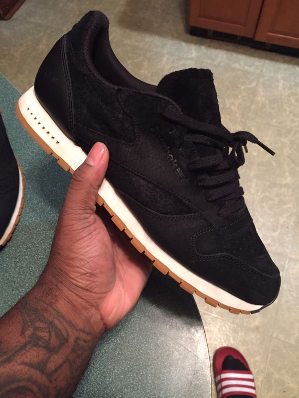 black reebok gum bottom