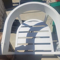White Metal Chair