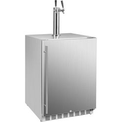 Beer Dispenser Beer On Tap Beverage Cooler Dual Tap Drink Fountain Mini Fridge