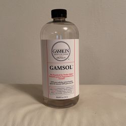 Gamblin Gamsol Odorless Mineral Spirits - 33.8 oz