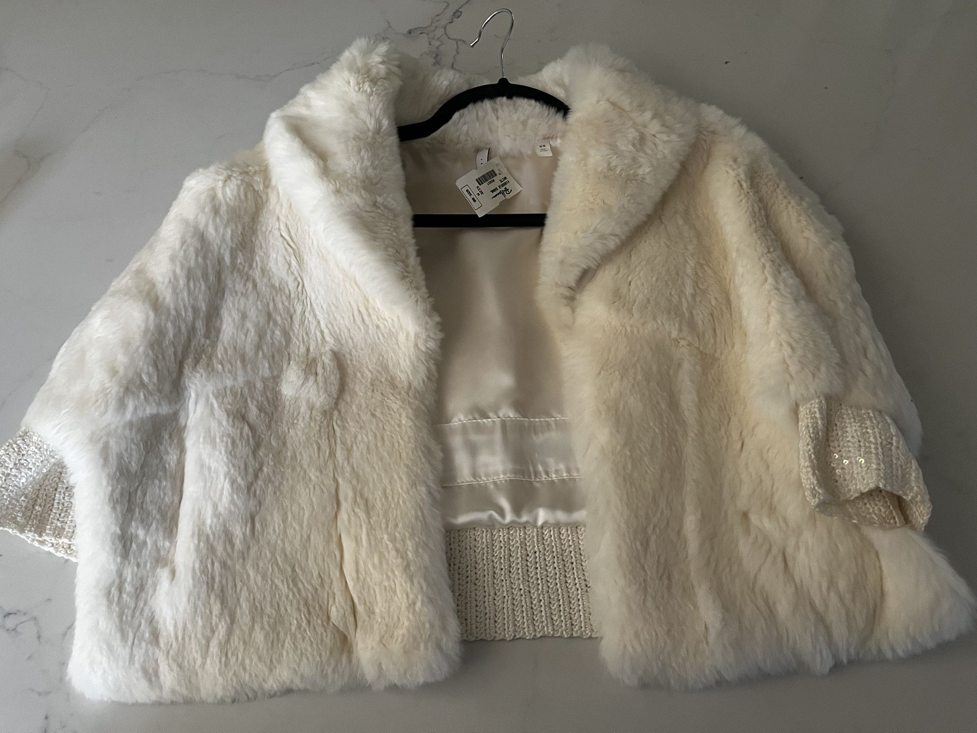 Luxury faux fur jacket