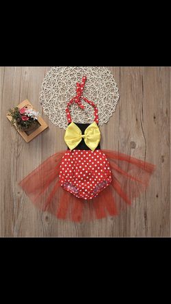 Minnie Mouse Romper 12 or 18 months