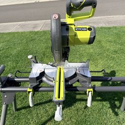 RYOBI — 10” Sliding Compound Miter Saw (LED)