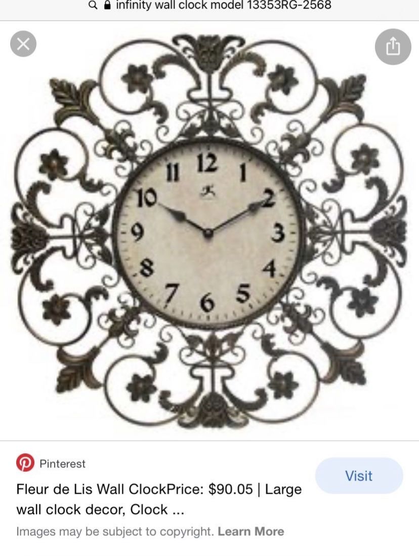Beautiful Large 26” Decorative Wall Clock! Very Nice! More than 1 Available! All Brand New in Box! Selling for $30 Each, or 2/$50, or 3/$60!!!