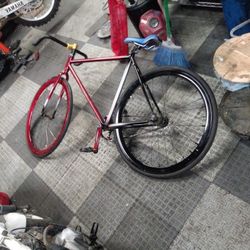 Fixie Has New Paint And Tubes And Tires