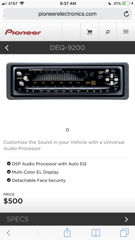 Pioneer DEQ-9200 - Used (Great Condition)