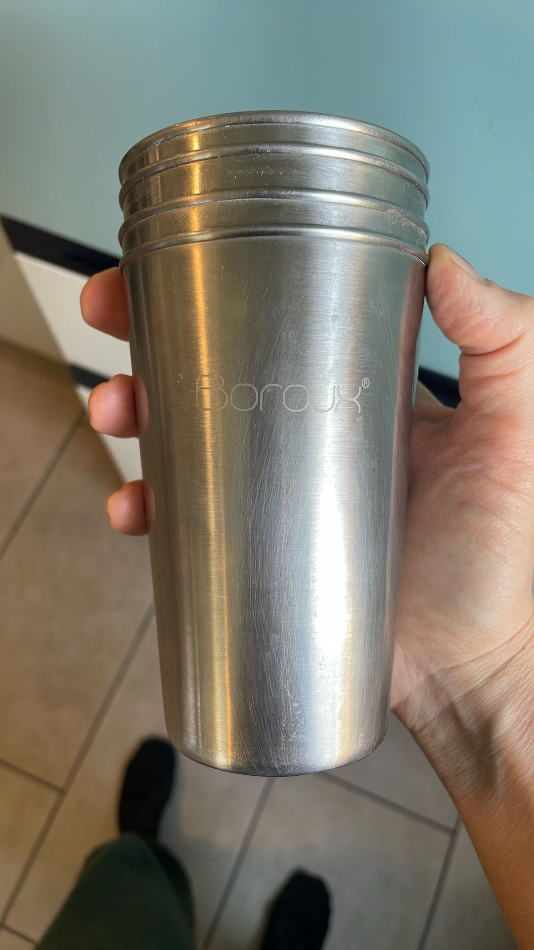 Boroux Stainless Steel Pints Set Of 4