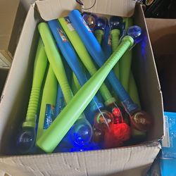 Light Up Baseball And Bat $1 Each