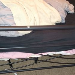 Full Size Bed Frame With Bed And Topper Included 