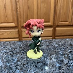 Anime JoJo Bizarre Adventures “Kakyoin” PVC figure.  Approximately 3 1/2 inches tall.  Has been on display in a cabinet.