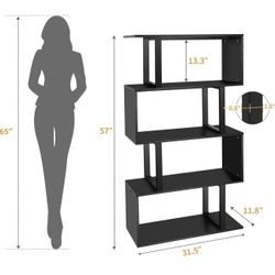S Shaped Bookshelves