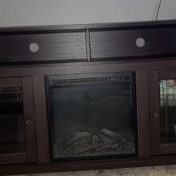 Tv Stand With Fireplace 