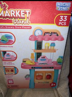 My Market Stand Kid’s Grocery Store Playset