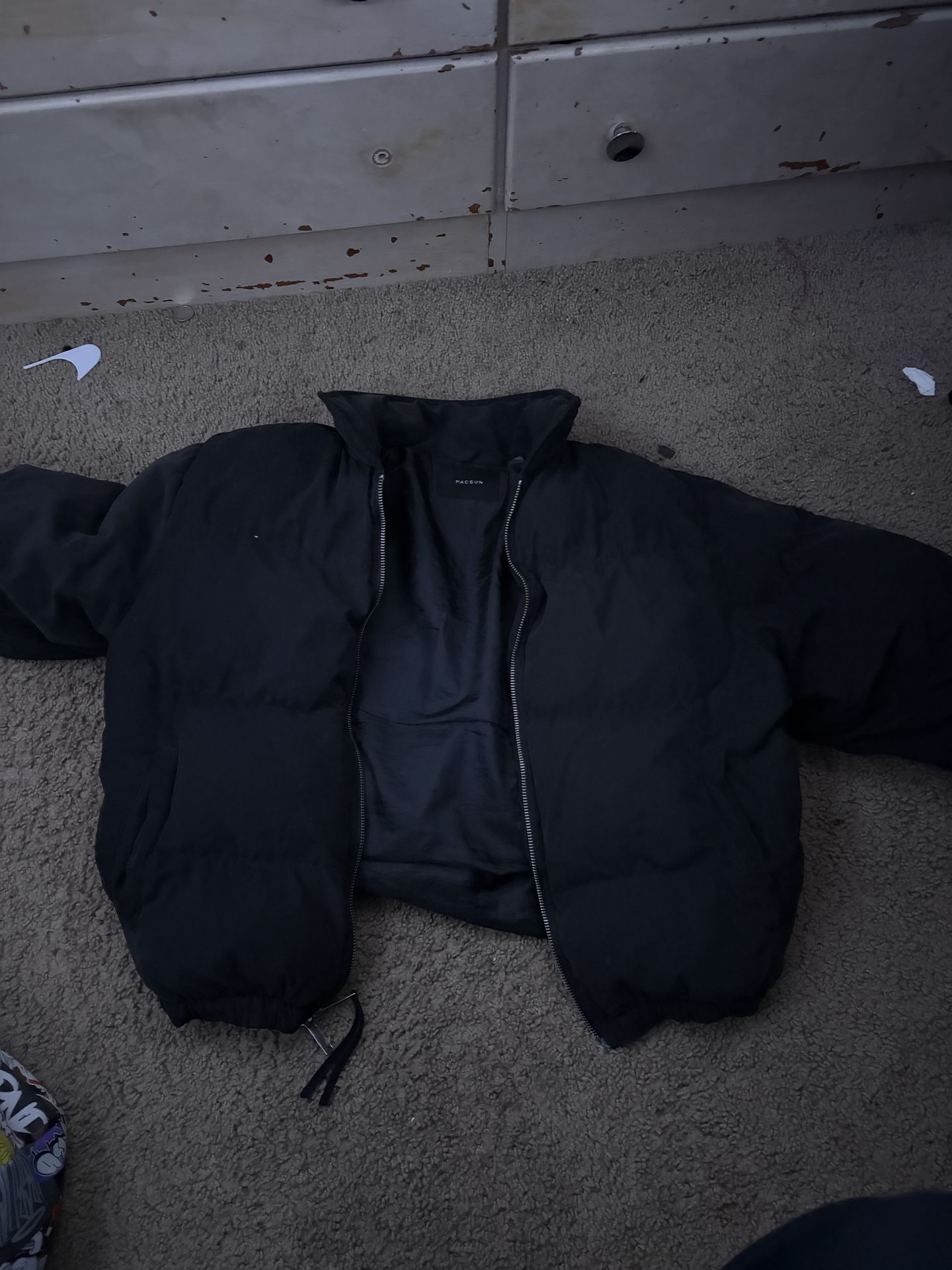 Pacsun puffer jacket no/hood