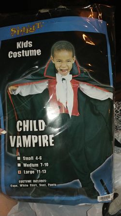 Child Vampire Costume