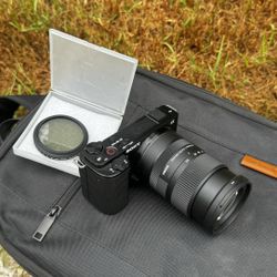 Sony ZVE-10 + Sigma 55 Mm Lense ( Like New Condition)