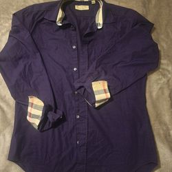 Burberry Original Men's Shirt Long Sleve Worn Only Twice