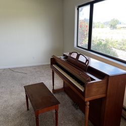 Piano With Bench