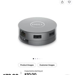 Dell - DA305 6-in-1 USB-C Universal Multiport Adapter Docking Station