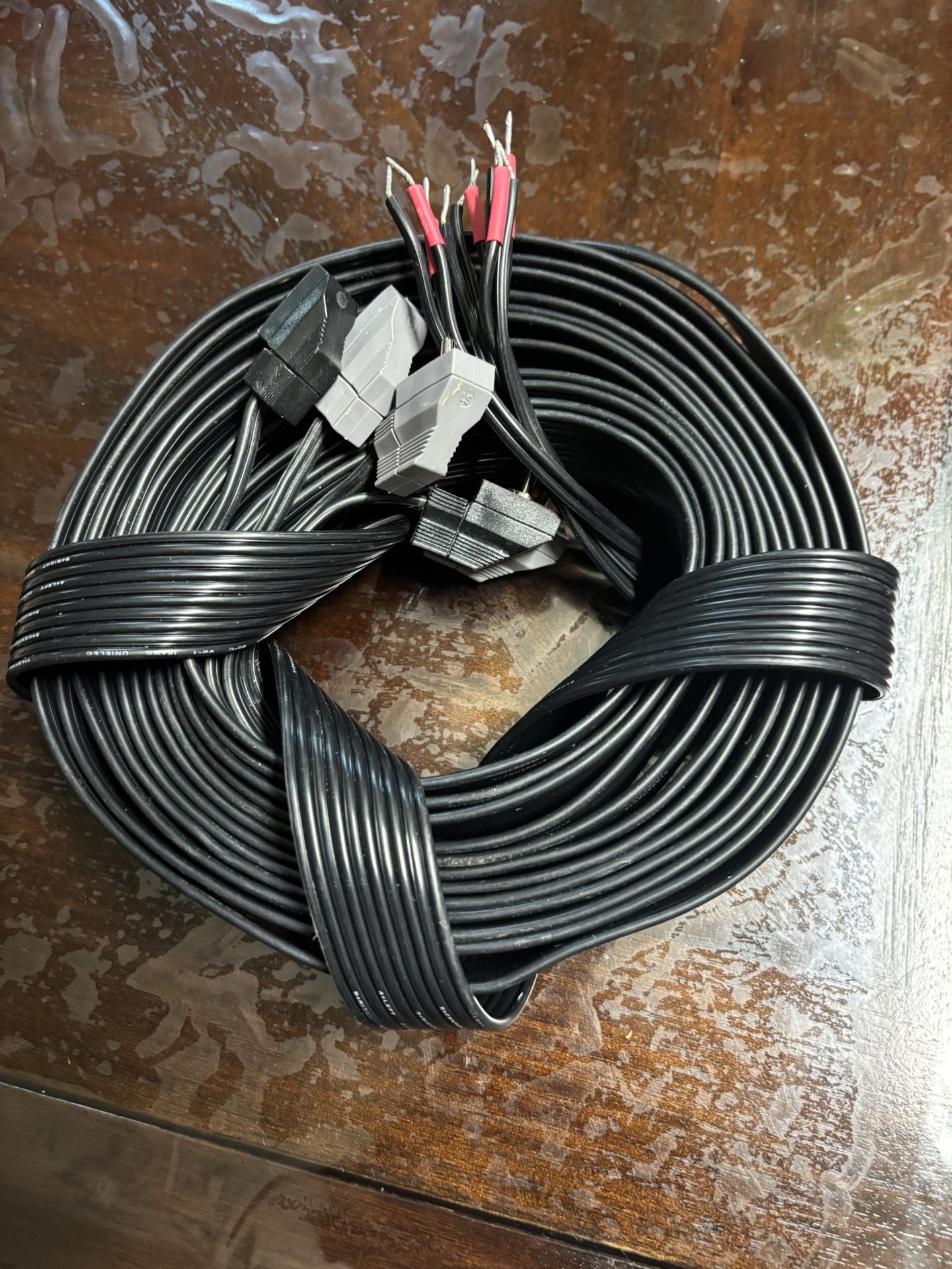 Bose Acoustimass Ribbon Cable 5 Surround Speaker RCA to Base Wire Black