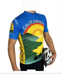 CALIFORNIA CYCLING JERSEY UNISEX Size XL  $45