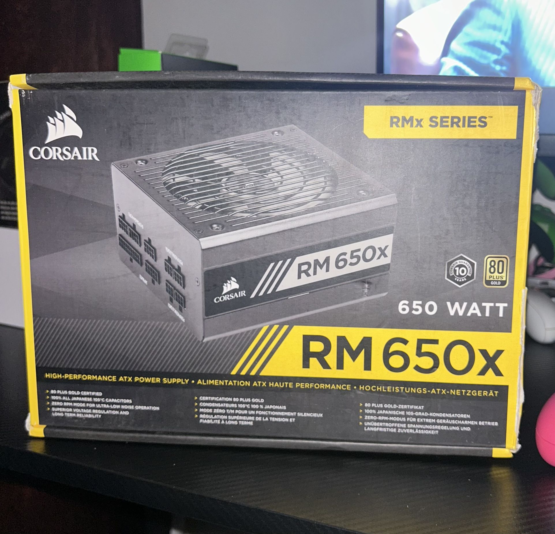 PC power supply - RM 650x (NEVER USED)