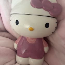 Hello Kitty Ceramic Cookie Jar 