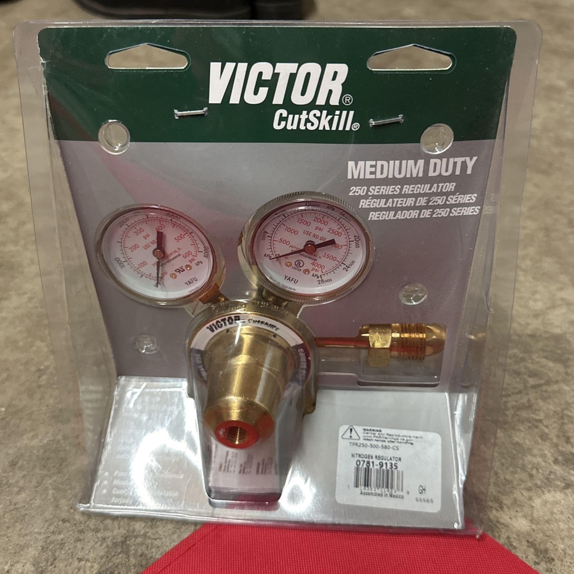 VICTOR Cutskill 250 Series Purging Regulator Tpr250