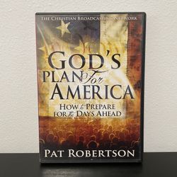 God's Plan For America DVD Pat Robertson CBN Christian Prepare For Days Ahead