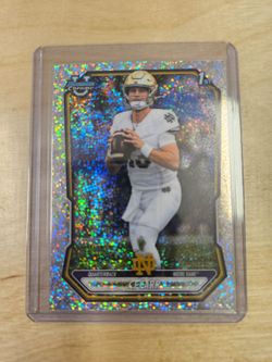 CJ Carr Bowman Chrome University 1st Speckle Refractor Card. Open to all offers.