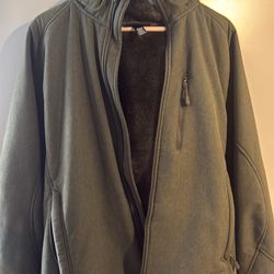 Green Kirkland signature medium winter hoodie