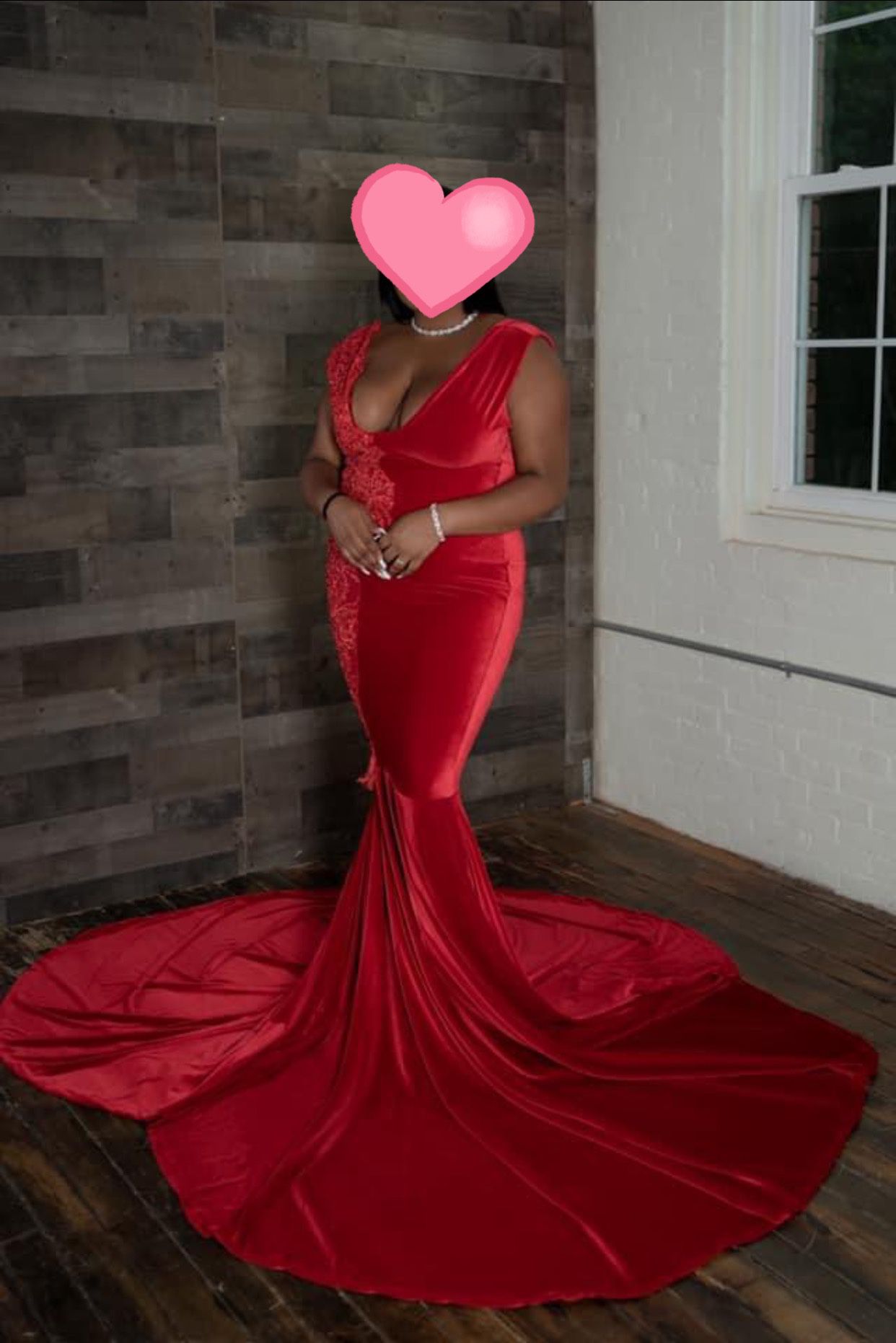 Red Dress For Prom Or Photoshoot