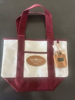 Bath & Body Works Canvas Tote Bag